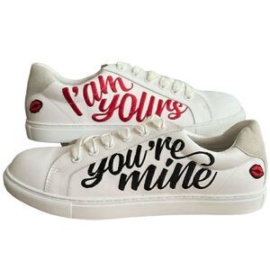NWOB Bons baisers de Panama Canvas I’am Yours, You’re Mine Sneaker